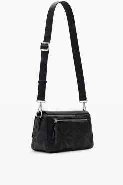S embroidered studs bag