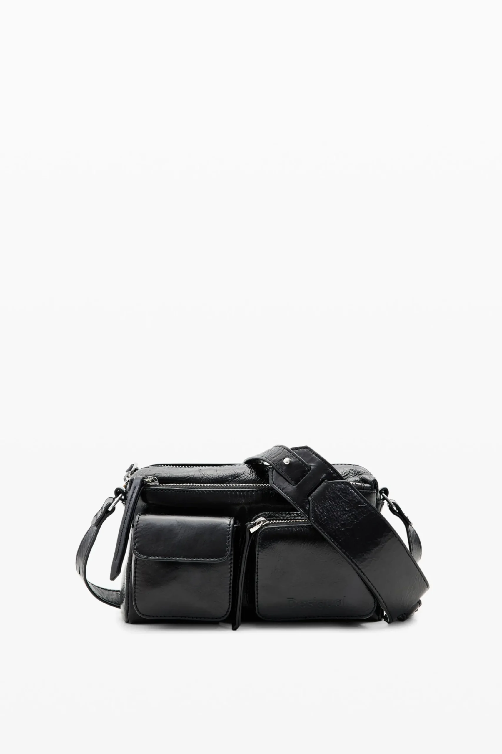 S leather pockets crossbody bag