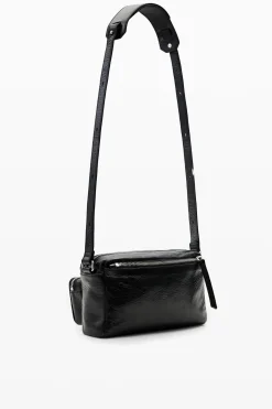 S leather pockets crossbody bag