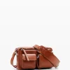 S leather pockets crossbody bag
