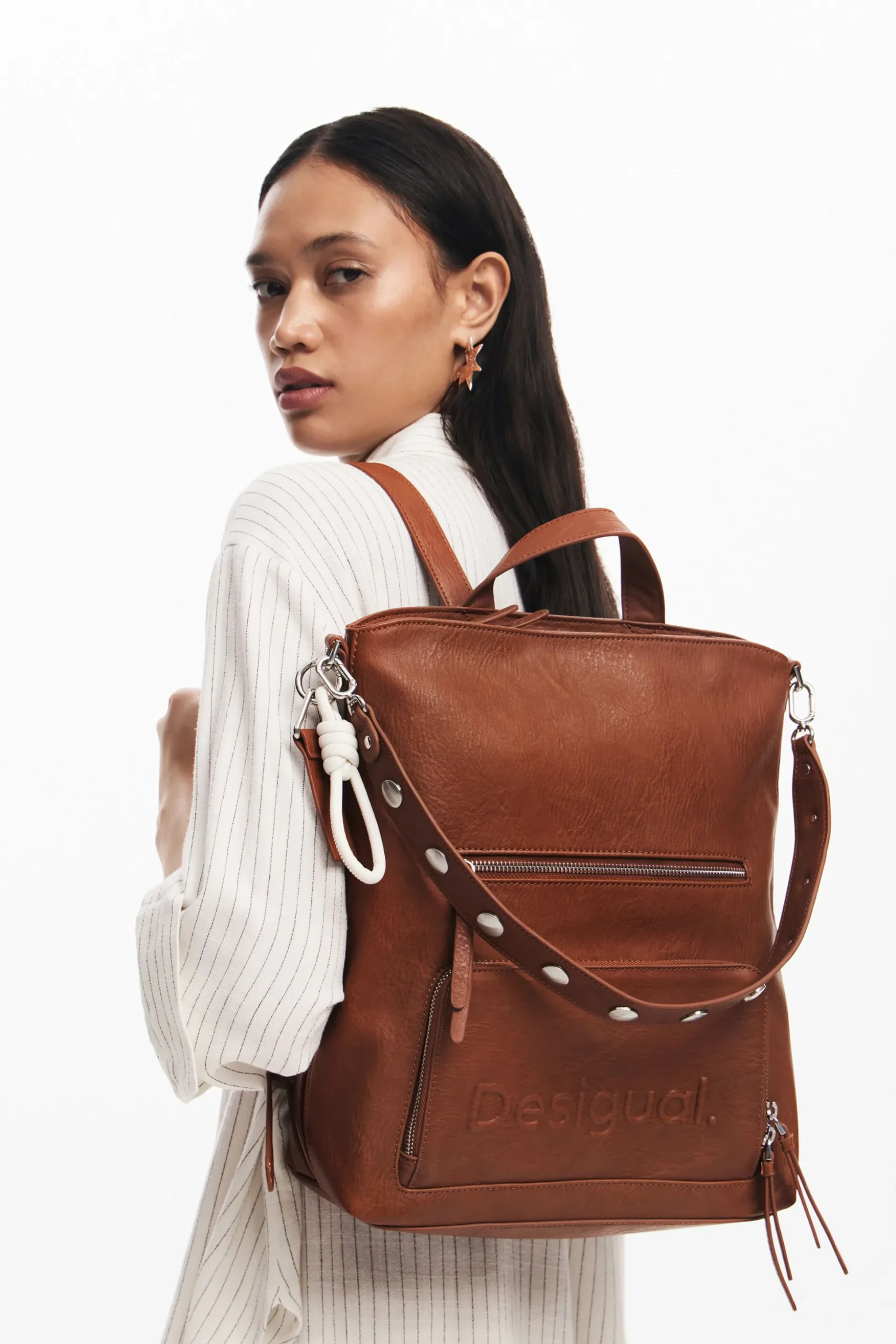 S logo backpack
