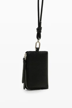 S logo cord wallet