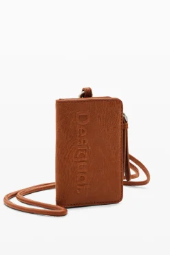 S logo cord wallet
