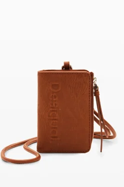 S logo cord wallet