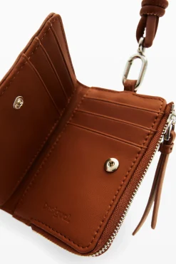 S logo cord wallet