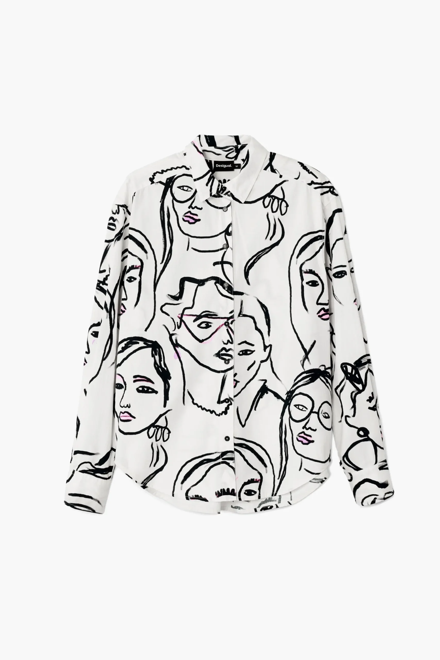 Shirt with face print