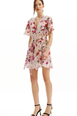 Short floral dress