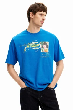 Short-sleeve T-shirt with illustration