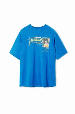 Short-sleeve T-shirt with illustration