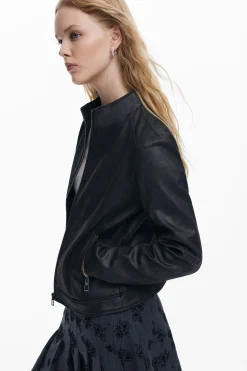Slim biker jacket