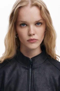 Slim biker jacket
