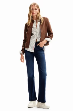 Slim biker jacket