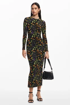 Slim floral dress