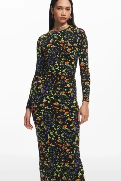 Slim floral dress