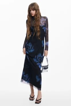 Slim floral dress