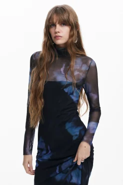 Slim floral dress