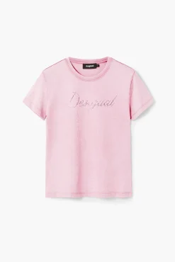 Slim rhinestone T-shirt