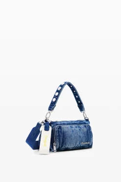 Small denim crossbody bag