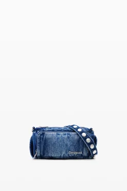 Small denim crossbody bag