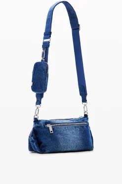 Small denim crossbody bag
