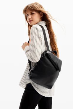 Small leather backpack