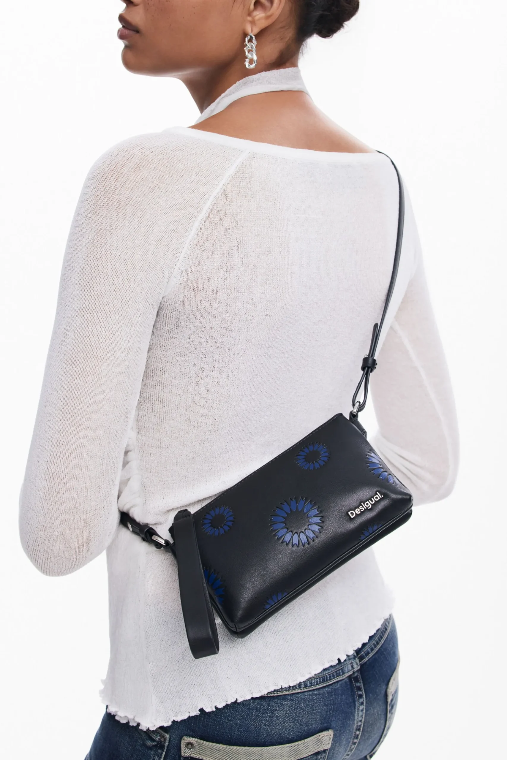 Small sunflower crossbody bag