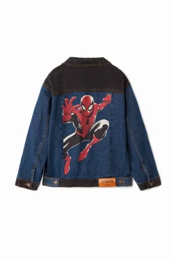 Spiderman trucker denim jacket