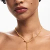 Star and heart necklace silver-plated Zalio