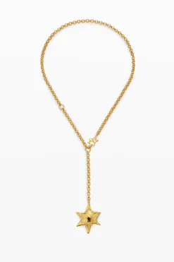 Star and heart necklace silver-plated Zalio
