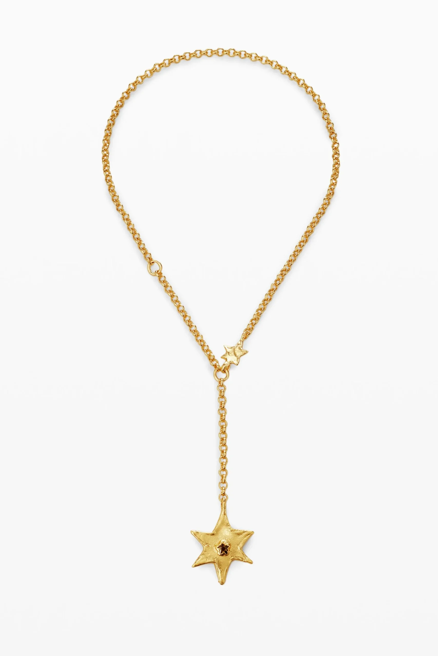 Star and heart necklace silver-plated Zalio