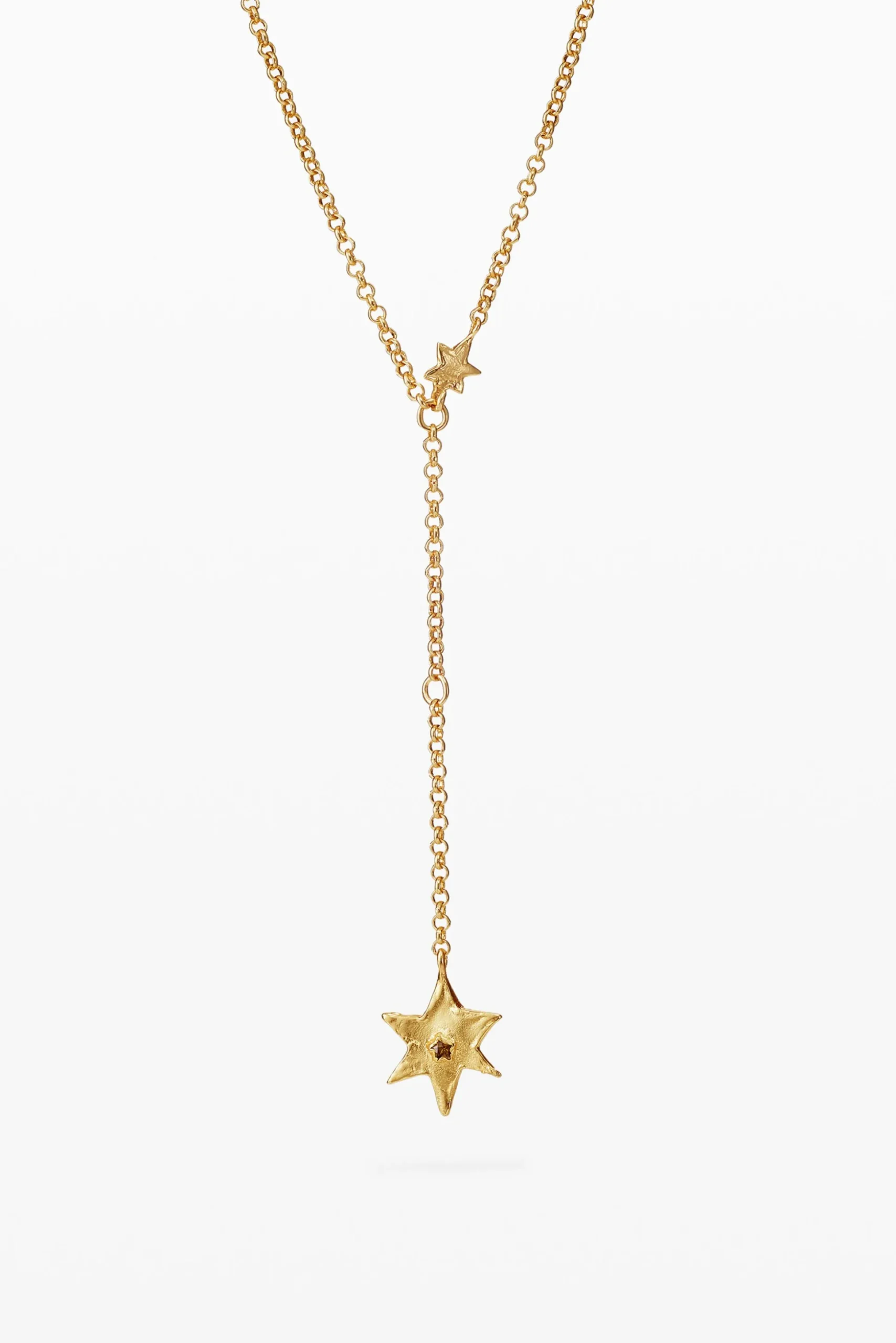 Star and heart necklace silver-plated Zalio