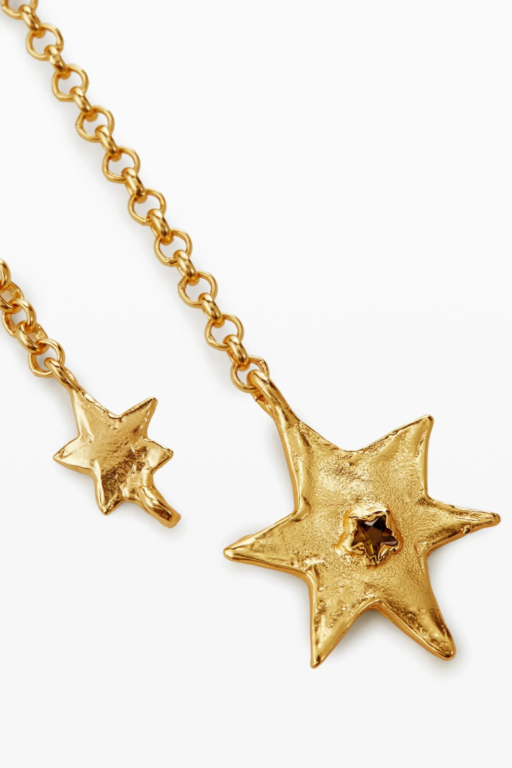 Star and heart necklace silver-plated Zalio