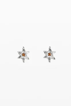 Star earrings with silver plating Zalio