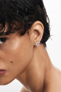 Star earrings with silver plating Zalio