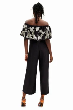 Stella Jean palm midi jumpsuit