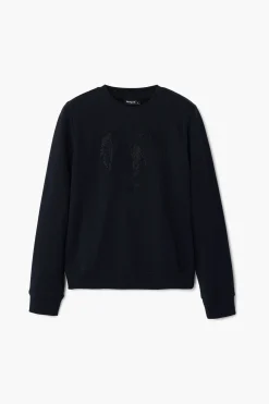 Strass logo sweatshirt