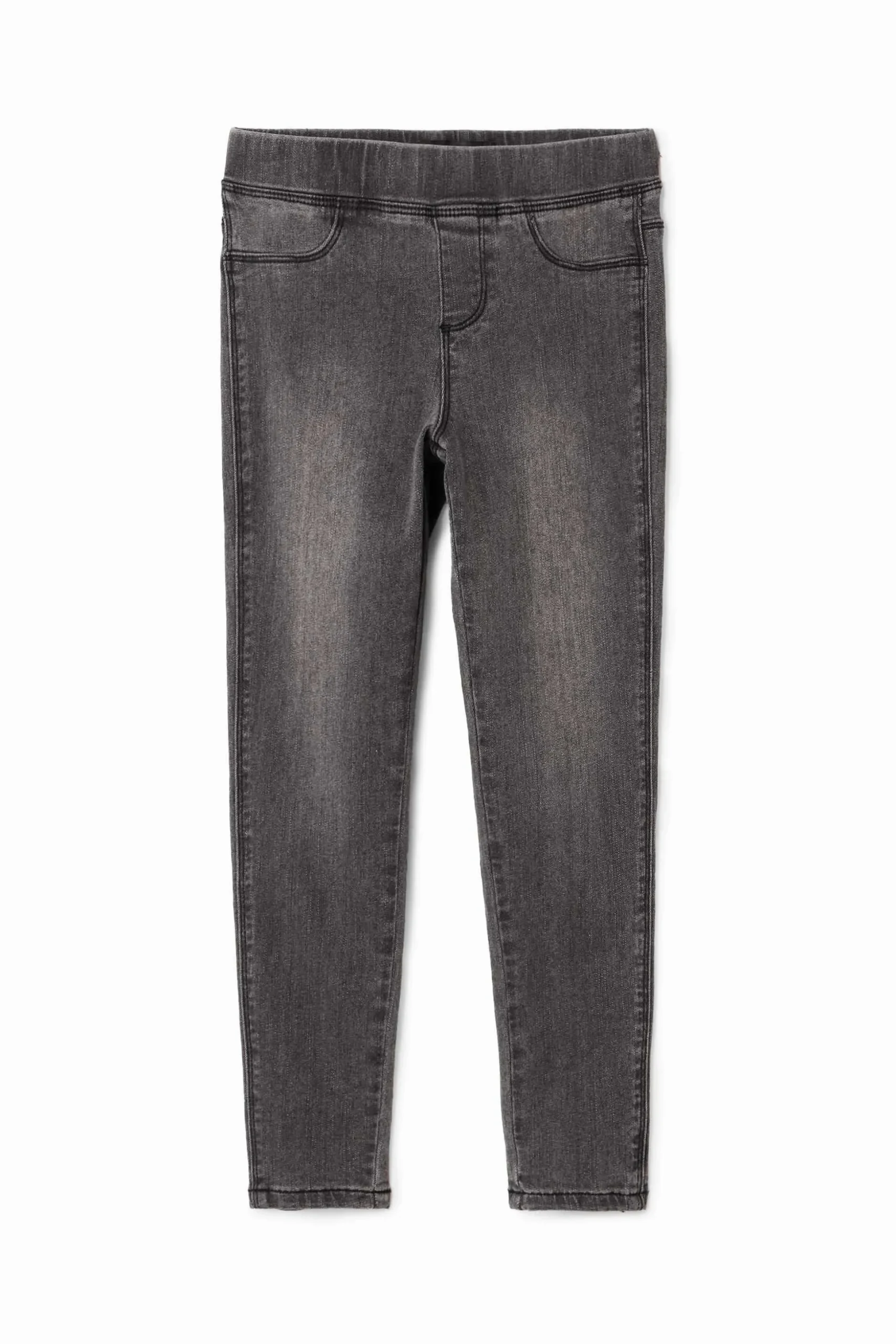 Stretch denim leggings