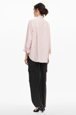 Striped floral shirt