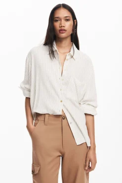 Striped print shirt