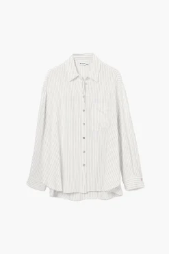 Striped print shirt
