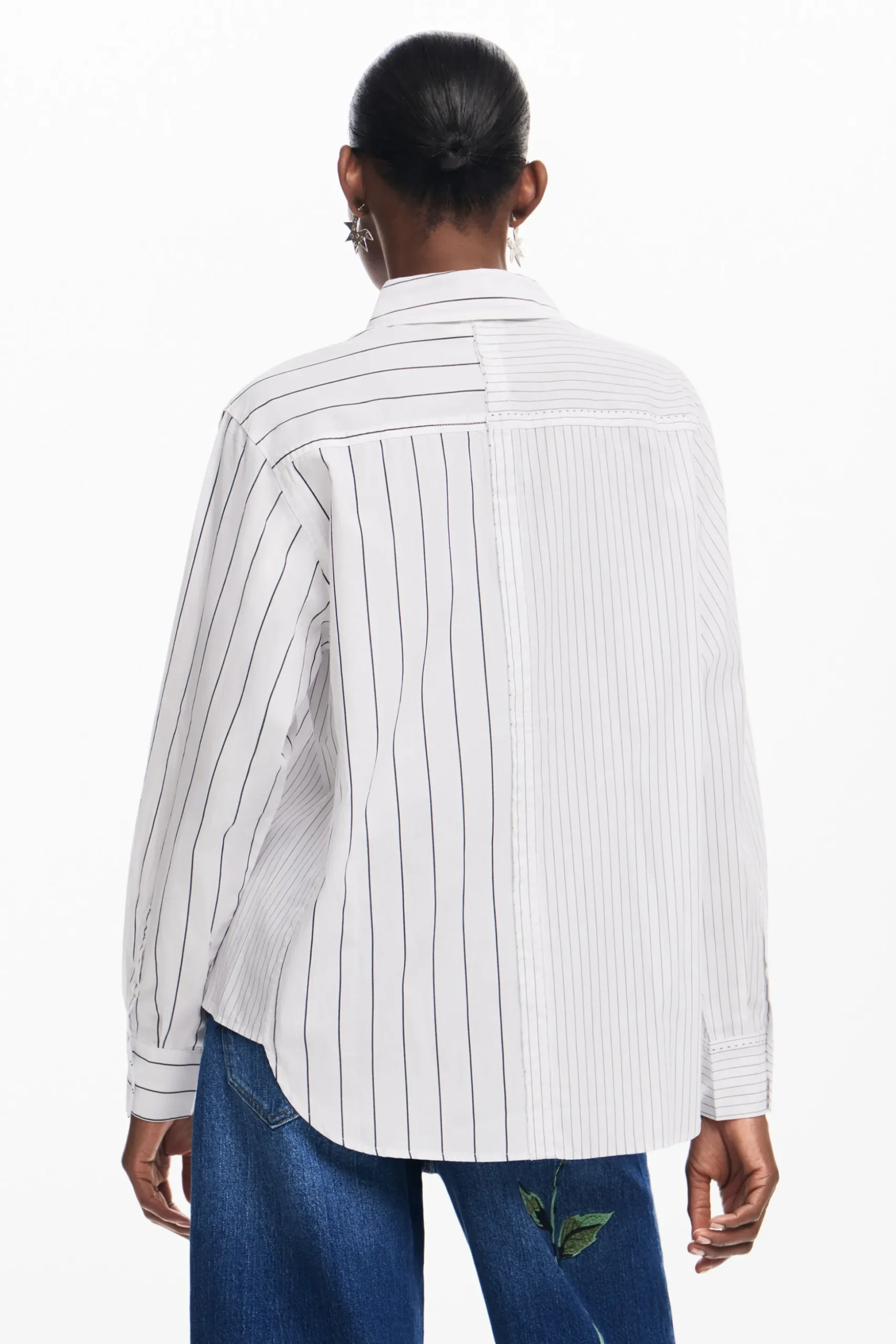 Striped shirt with phrase