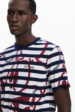 Striped T-shirt and Mickey