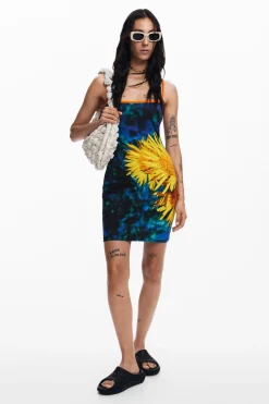 Sunflower midi dress