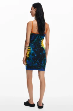 Sunflower midi dress