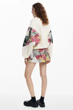 Sweatshirt with printed sleeves M. Christian Lacroix