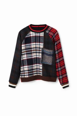 Tartan wool sweatshirt