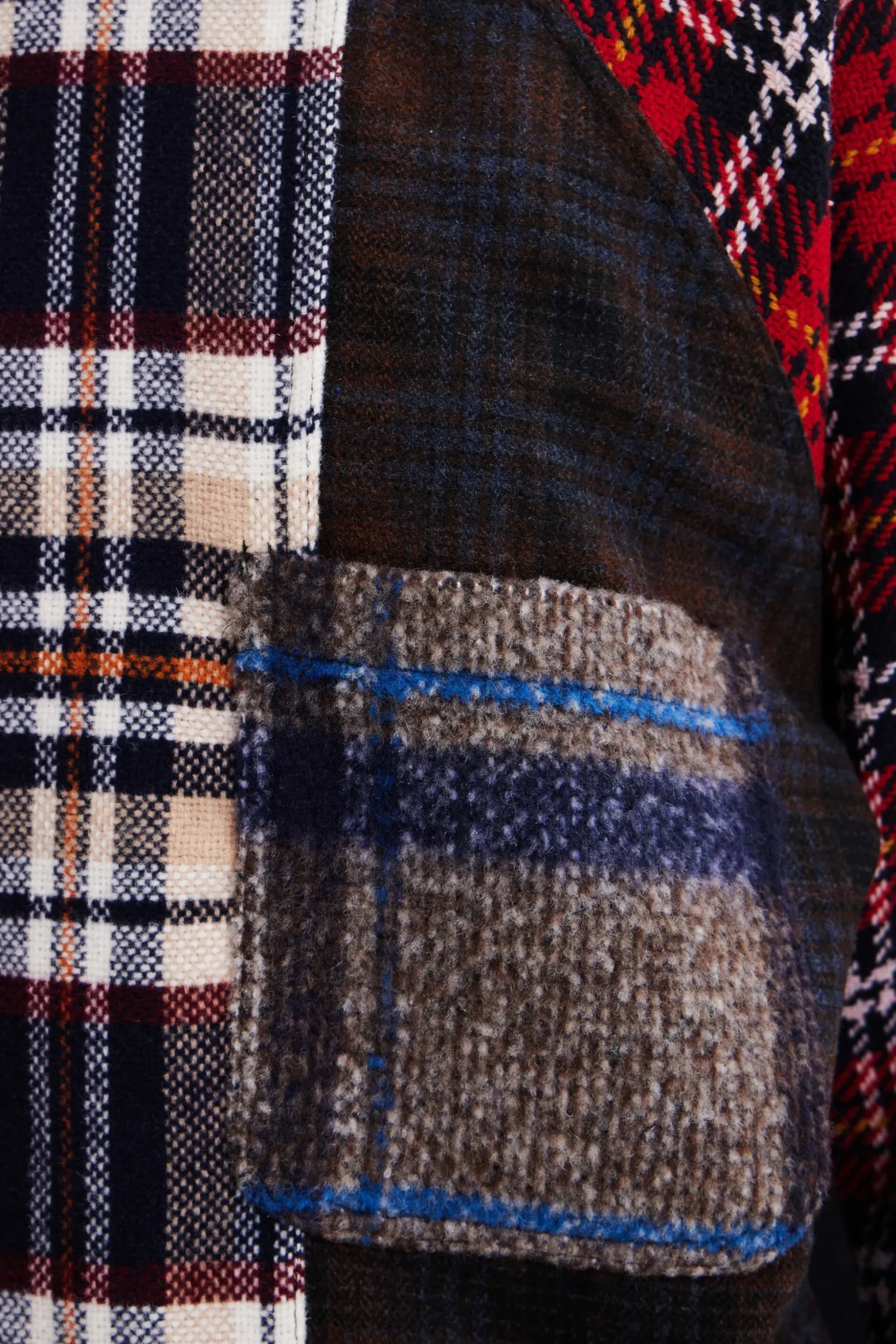 Tartan wool sweatshirt