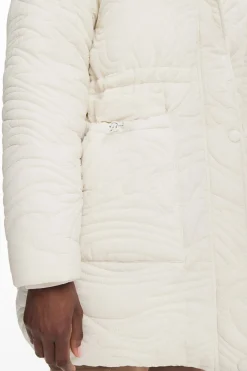 Textured padded coat