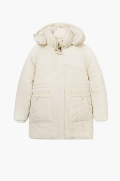 Textured padded coat