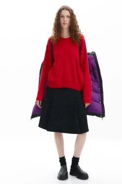 Textured padded coat